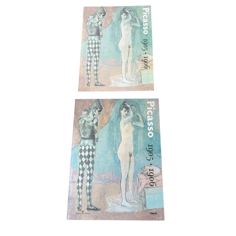 Pablo Picasso 1905 - 1906 Book (English Edition) Brochure (Spanish) Rose Ochres